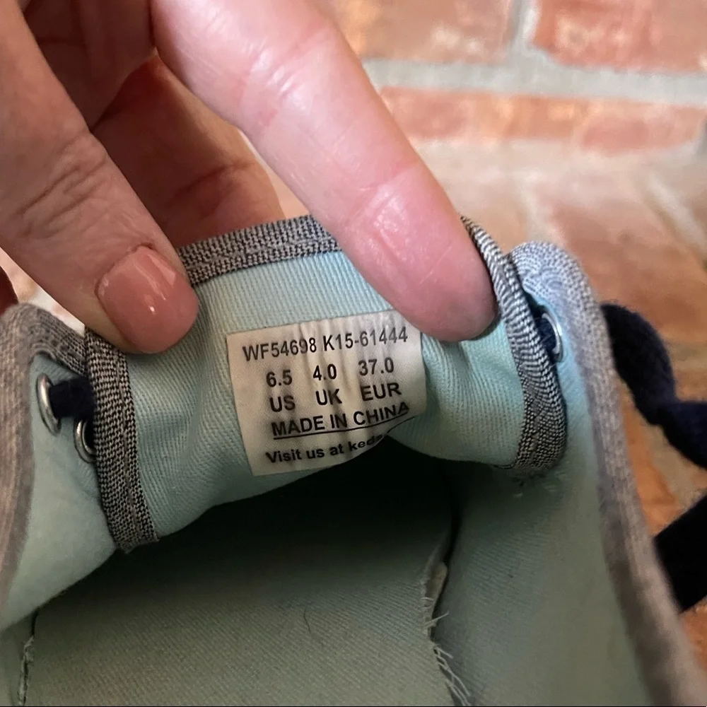 Keds Denim Chambray Striped Sneakers